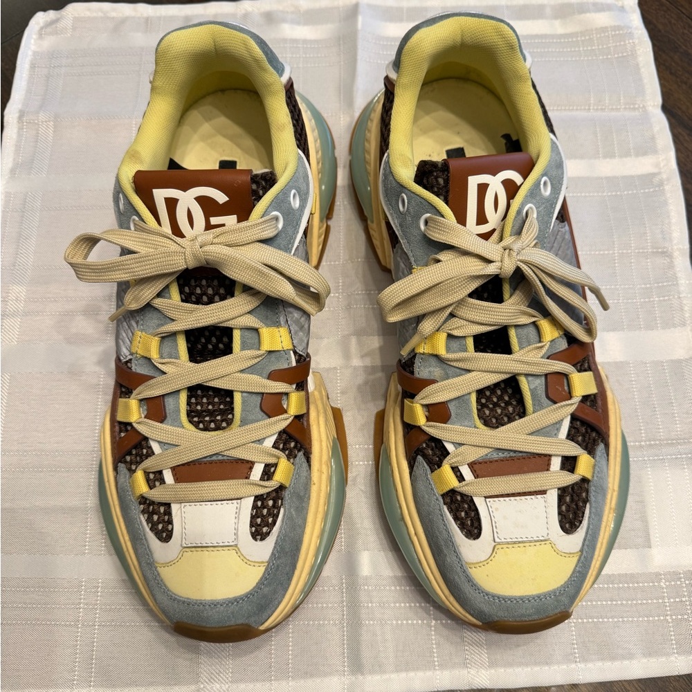 Dolce & Gabbana Airmaster Men’s Sneakers, Size 12 US